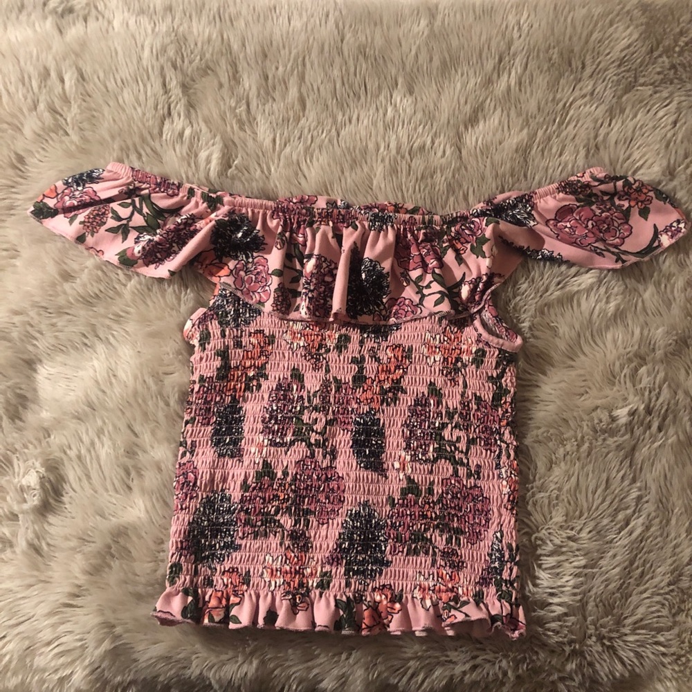 Almost famous off the shoulder top